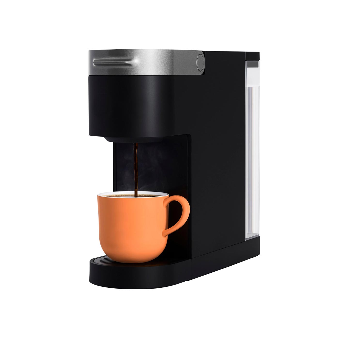 1 Slim Single-Serve K-Cup Pod Coffee Maker - Black